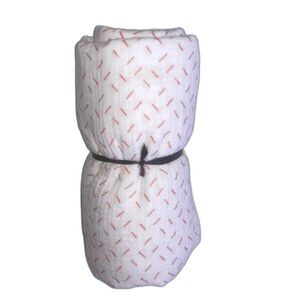 WHITEWRAP Muslin Swaddle Blanket Soft Cotton Little Orange Sprinkles 47 in sq